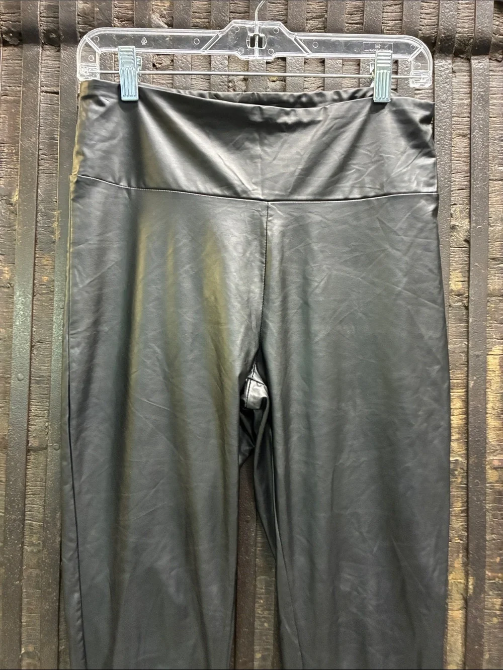 Primark Black Faux Leather Skinny Leggings - Picture 2 of 6